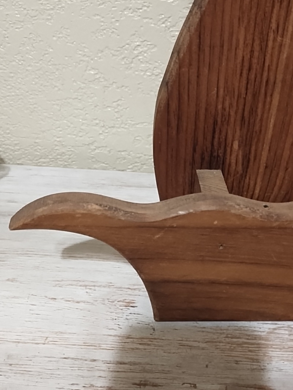 Wooden Decorative Pitcher Stand - Brown - Picture 3 of 12